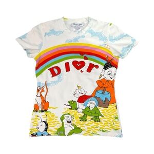 Vintage christian Dior cartoon mermaid baby tee
T shirt